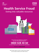 Poster - Health service fraud